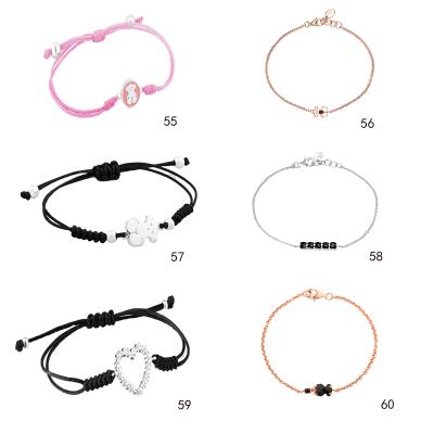 China New Arrival Beautiful Strawberry Bear Bracelets Best Gift Charm Bangle Fashion TRENDY Simple Jewelry for sale