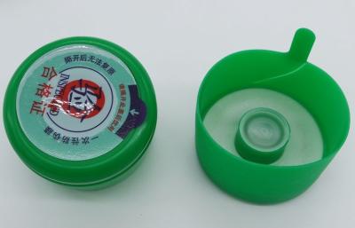 China Plastic 5 Gallon Water Bottle Caps One-Time Used Sticker Gasket , Sealed Bottle Cap for sale