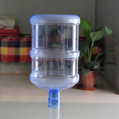 Chine Bleu haut transparent de 5 de gallon de bouteilles d'eau récipients d'entreposage à vendre