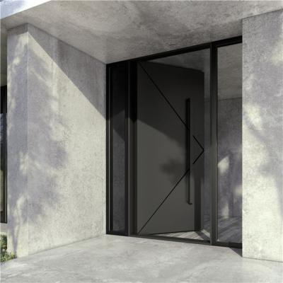 China Hot Sales Modern Exterior Pivot Door Solid Modern Main Door Designs Pivot Front Entry for sale