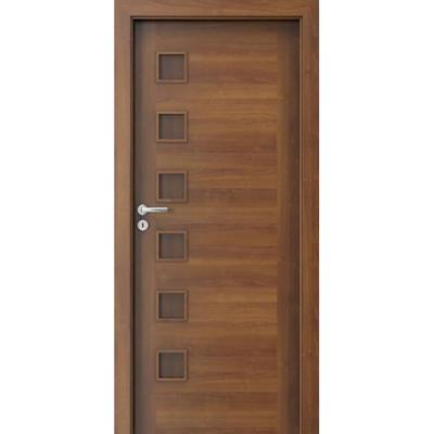 China Modern Custom Solid Wood Simple Design Waterproof Inside Interior Door Best Price Room for sale