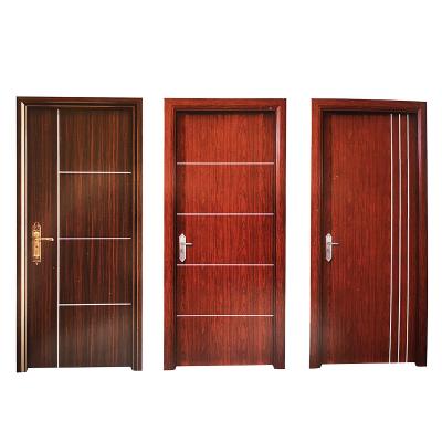 China Modern Design Waterproof Internal Wooden Custom Wood Interior Door For Room for sale