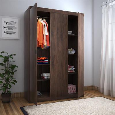 China (Size) Matt Finish PVC Wood Grain Adjustable Wardrobe Organizer Closet for sale