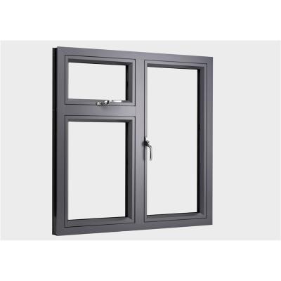 China Swing double glazed aluminum casement window tempered glass windows frame aluminum bay window for sale