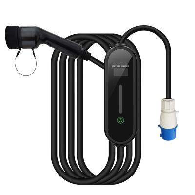 China Innotech 9.6kw 8A 10A 13A 16A 32A Adjustable Type 1 EV Portable Car AC Charger Home Charging Leve2 Ev Fast Charging for sale