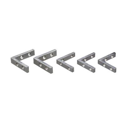 China Industrail T Slot Profile 3 Way Connector Aluminum Corner Sided Herringbone Connector For 3D Printer for sale