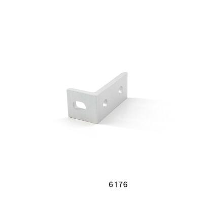 China Slotted Aluminum Profile Connector 3 Hole Inside Corner Bracket for sale