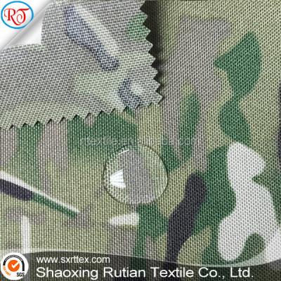 China Blackout Camouflage Printed Cordura 1000D Nylon PU Fabric For Army Bag for sale