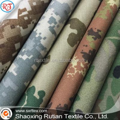 China Blackout Camouflage Nylon Cordura 1000D PU Oxford Fabric for sale