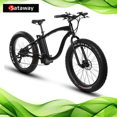 China Aluminum Alloy Sataway Beach High Quality Cruiser Fat Tire Bike Electric Bicycle for sale