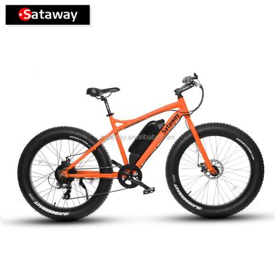 China High Quality Fat Tire Electric Bike Aluminum Alloy Sataway Mountain Electric Bicycle for sale