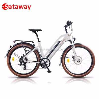 China High Quality Aluminum Alloy Sataway City Electric Bike e Bicycle With Hidden Battery for sale