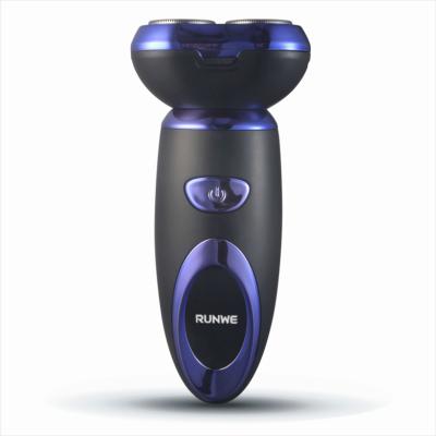 China Electric rechargeable rotary razor/twin blade razor for men portable cord charging Rs 503 USB/power razor for sale