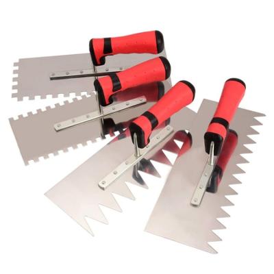 China Builder Tools SQUARE Plastering Trowel Stainless Steel Hand Trowel Hand Trowel Plaster Polishing Finishing Trowel for sale