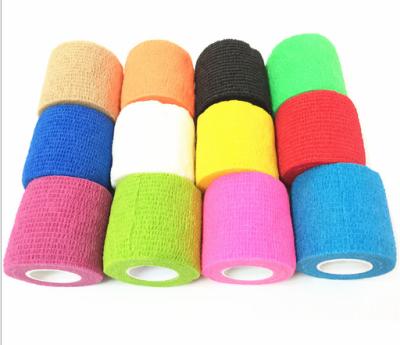 China Medical Dressing and Wrapping Veterinary Medical Cohesive Elastic Wrap for Self Adhesive Bandage Pet Cattle and Cattle Bandage for sale