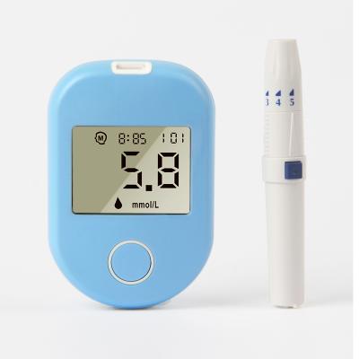 China Blood Glucose Checking Household Use Digital Free Sample Multifunctional Smart Easy Blood Glucose Meter Automatic And Portable Sugar Test Strips Glucose Meter for sale