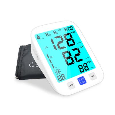 China 2021 CE ISO New Product Large Electronic LCD Digital Display Blood Pressure Monitor HD Home Screen for sale