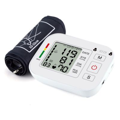 China Low Power Small Consumption Plastic Automatic Digital Sphygmomanometer Arm Blood Pressure Monitor for sale