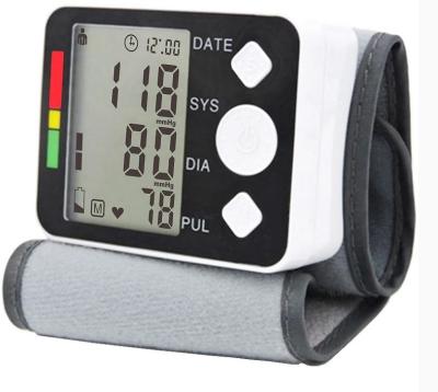 China Medical Small Convenient Plastic Type Smart Electronic Blood Pressure PVC Wrist Monitor for sale