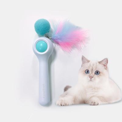 China Hot Product Cat Wool Ball Manufacturer Cat Laser Toy Interactive Electric Puzzle Wand Viable for sale