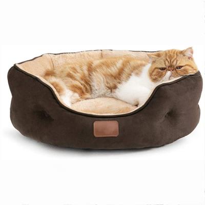 China Partially Enclosed Non-slip Bottom Dog Stored Cat Cattery Cat Bed House Pet Bed Pet Beds for sale