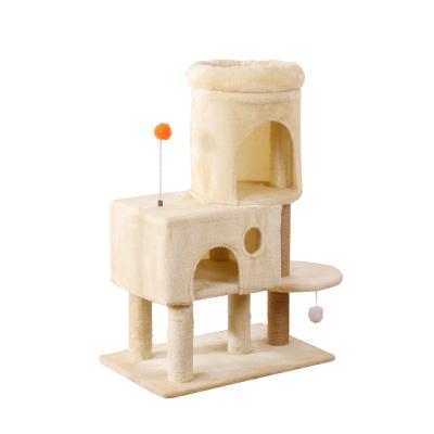 China Unique Design Cat Trees and Scratcher Single Design Viable Hot Cat Tree House Modem Cat for sale