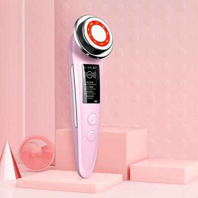 China Handheld Ultrasonic Facial Machine Ultrasonic Face Ultrasonic Wrinkle Remover Multifunction Beauty Device Handheld Deep Cleansing Equipment for sale