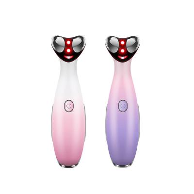 China Wrinkle Remover Mini Electric Portable Eyes Vibration Massager Remove Wrinkle Circles Dark Puffiness Anti Aging Eye Care Beauty Instrument for sale