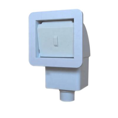 China Plastic Above Ground Accessories Mini Pool Wall Mount Surface Standard PVC Plastic Skimmer Wall Skimmer for sale