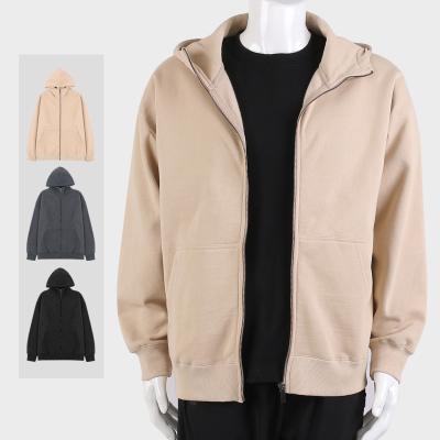 China Other Wholesale blank hoodies high quality custom full zip hoodie thick hoodie for men for sale