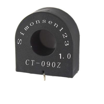 China Current detection Heavy machinery high current detection power frequency three pin straight plug low frequency current sensor CT-090Z for sale