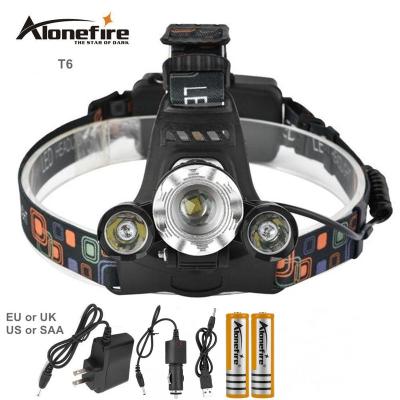 China AloneFire HP90 XM-L T6 R5 LED High Power Zoom Headlight Head Lamp Lighting Torch Lantern Outdoor Camping Fishing Camping 18650 for sale