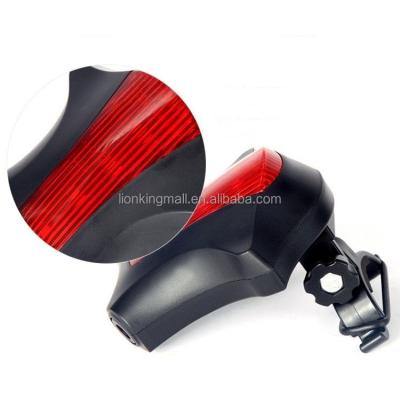 China Alonefire BS-09 Waterproof Bicycle Laser Tail 5 LED Sports Light Safety Warning Light Safety Precaution Red Rear Cycling Lamp BS-09 for sale