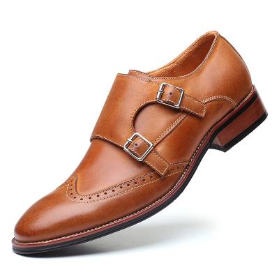 China Deodorization 2021 new men's formal shoes cut out business men's upper genuine leather cowhide rubber bottom for sale