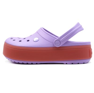 China 2022 New Thick Bottom EVA Breathable Beach Toe Waterproof Breathable Non-slip Plastic Shoes With Hole for sale