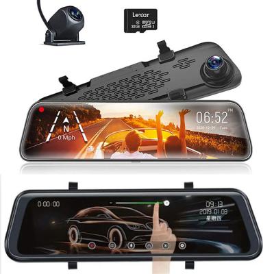 China WiFi FISANG Dual Lens Optional Car DVR Camera Built-in Full HD 1080P Cam Mirror Rear View Camera for sale