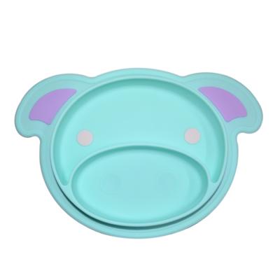 China Factory Price BPA Free Custom Food Grade Silicon Dish Set Baby For Kids for sale