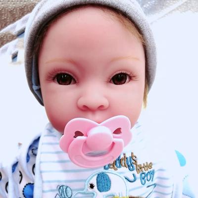 China DIY TOY High Quality Baby Reborn Silicone Viny1 Material Silicone Newborn Baby Dolls for sale