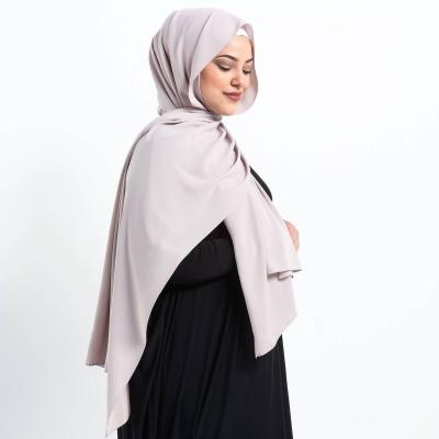 China Medina Customized Long Opaque Silk Shawls For Muslim Women High End Simple Hijab For Islamic Women Daily Hijab for sale