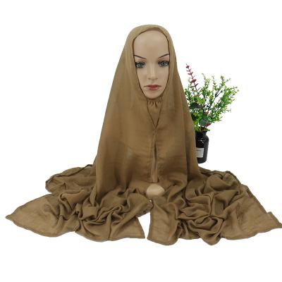 China New Malaysia TR Daily Life Muslim women hijab scarf 2870 cotton wholesale custom snap hijab for sale