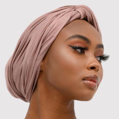 China Fashion 2022 new customize sretchy tank top turban for muslim african women instant comfortable lady's turbans for sale