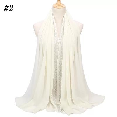 China newest popular new arrival wholesale scarf chiffon hijab for women muslim scarf shawl hijab for sale