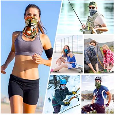 China Seamless Cover Headband Face Mask Neck Cuff Scarf Wrap Headband Cover Windproof Hat Beauty Face Bandana Neck Cuff Tube Face Mask for Fishing Recycling for sale