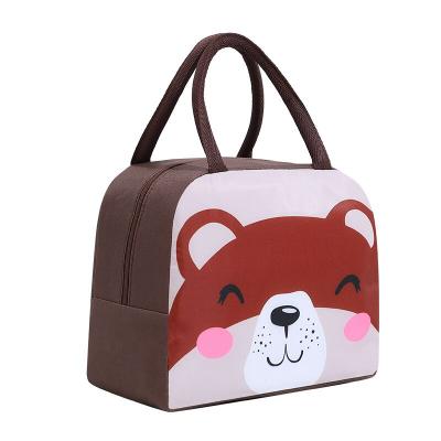 China Custom Factory Made Fashion F1-66 Foldable Thermal Tote School Office Lunch Bag Insulated Cooler Bag for sale