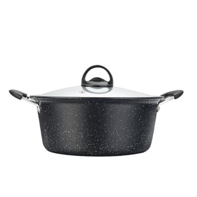 China Promotional Good Quality Kitchen Stocked Pan Cookware Set Pot Three Piece Pot Sets for sale