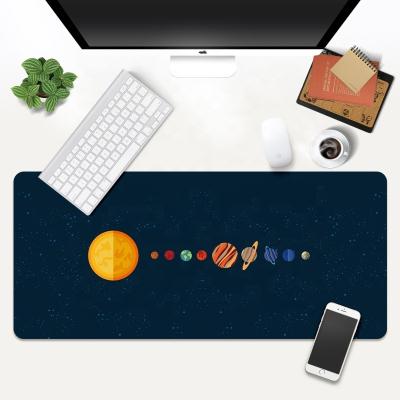 China HEATED 2022 LW Planet Series rubber Large Keyboard Mat Gaming Mouse Pad for OEM factory FREE SAMPLE for sale