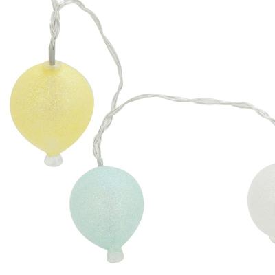 China Christamas Home Decoration 10 Battery Operated Led Balloon Lights Colored Plastic Balloon Decoration Light for sale