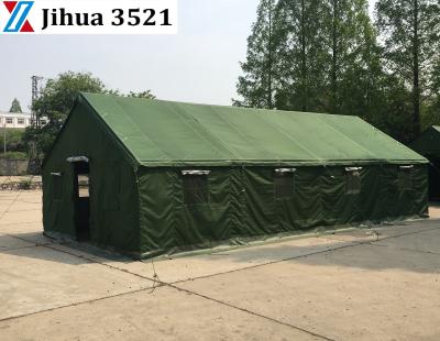 China View 50 SQUARE METER Thirty People 5X10m Frame Structure Military Tent Jihua 3521 Brand 50 SQUARE METER Military Frame Structure Tent for sale