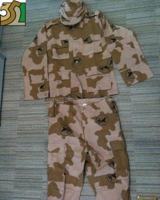 China BDU North Africa Breathable Desert Military Uniform Camouflage for sale