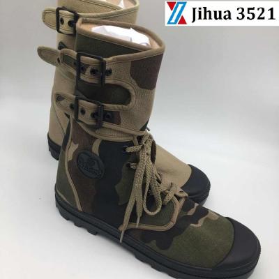 China Jihua Combat Boot Provided Marck Canvas French Boots for sale